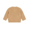 Lichtbruine gebreide cardigan - Knitted cardigan soft tan 